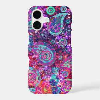 Paisley Rosa e Aquamarinha Abstrato Bonito