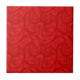 Paisley vermelho