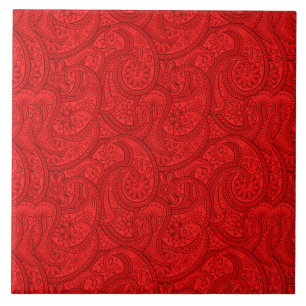 Paisley vermelho
