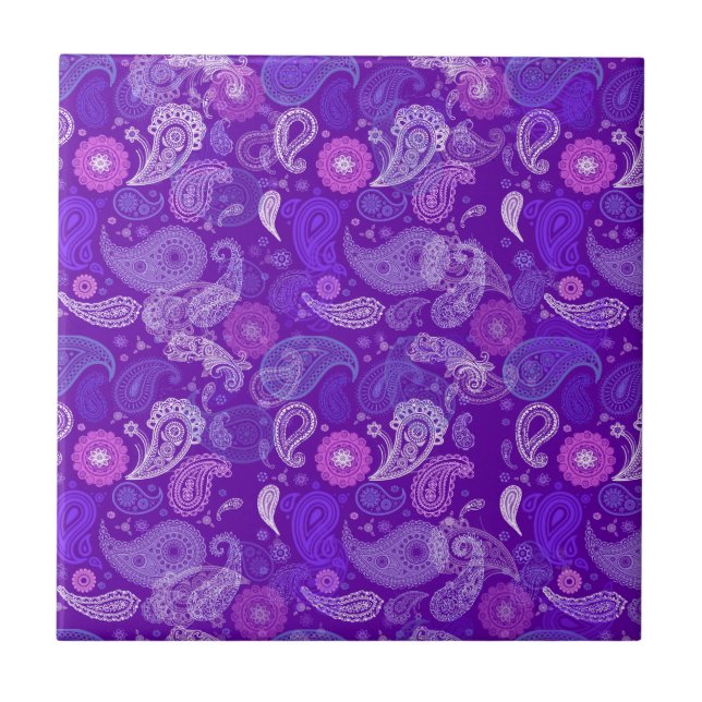 Paisley violeta (Frente)
