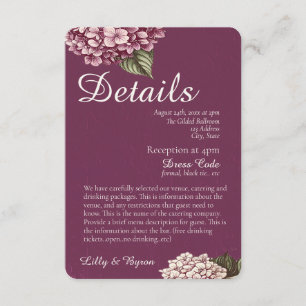 PAIXÃO Convite de Detalhes do Casamento