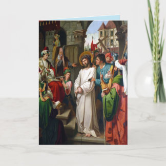paixão do cartão de saudação do cristo