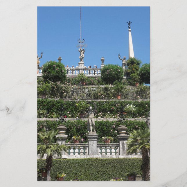 Palácio Borromeo em Stresa, Itália (Frente)