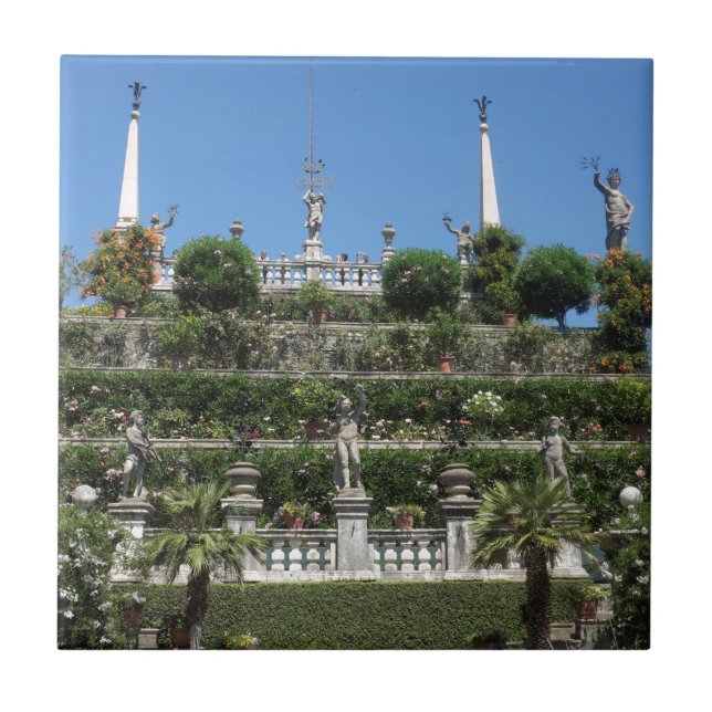 Palácio Borromeo em Stresa, Itália (Frente)