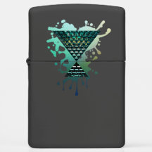 Palácio Cristal abstrato Verde