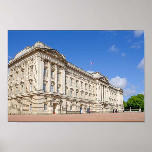 Palácio de Buckingham, Poster de Londres no Reino  (Frente)