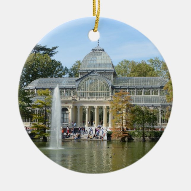 Palácio de cristal, ornamento de Madrid (Frente)