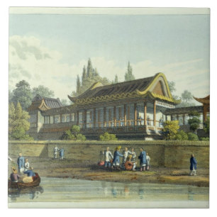 Palácio de verão do imperador, oposto à cidade