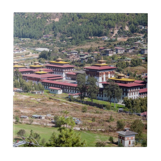 Palácio do Rei em Thimphu - Butão (Frente)