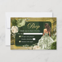 Palácio Real Ivory Sage Green MiS Quince RSVP