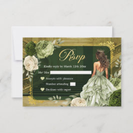 Palácio Real Ivory Sage Green MiS Quince RSVP