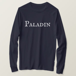"Paladin" RPG Tabletop Games com Camisa de Homens