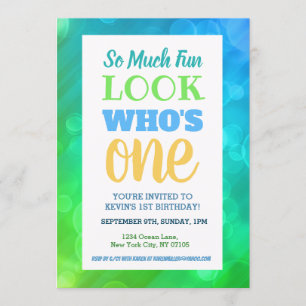 Palavra de convite para primeiros aniversarios