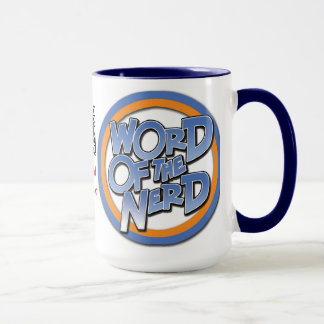 Palavra de luxe da caneca do nerd 15oz