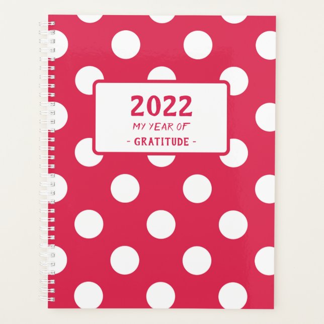 Palavra do Planejador da Bolinhas Vermelha do Ano (Frente)