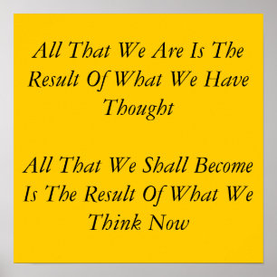 Palavras a viver pelo poster de Meditaton