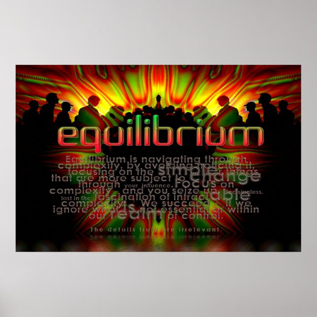 Palavras de Equilíbrio Poster (Frente)