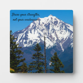 Palavras de Sabedoria Placa de Tabletop com Easel