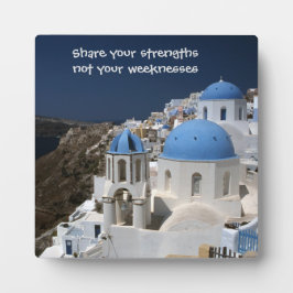 Palavras de Sabedoria Placa de Tabletop com Easel