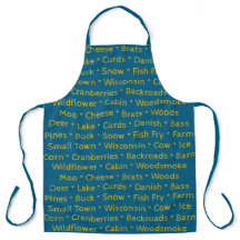 Palavras de Wisconsin Apron