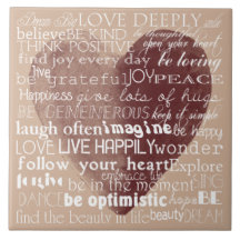 Palavras Inspiracionais Coração de Aquarela