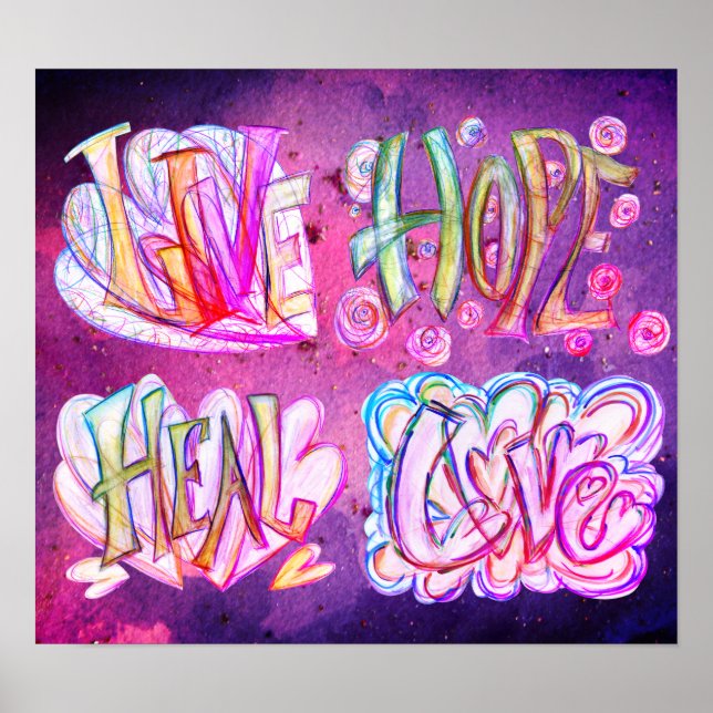 Palavras Inspiracionais Poster (Frente)