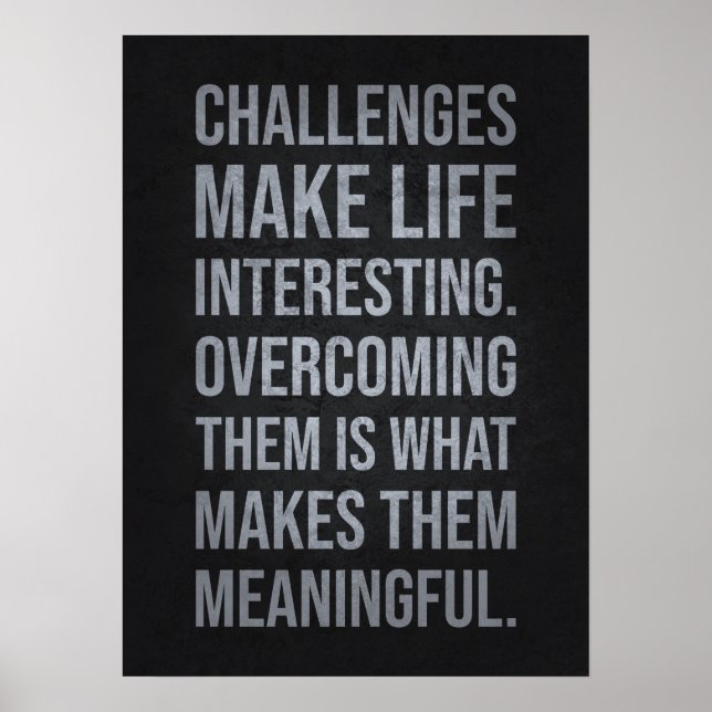 Palavras Inspiradoras - Poster motivacional (Frente)