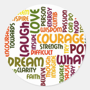 Palavras Motivacionais 1 adesivos