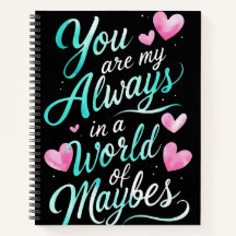 Palavras para sempre" Citação romântica