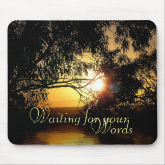 Palavras Sunset Mousepad