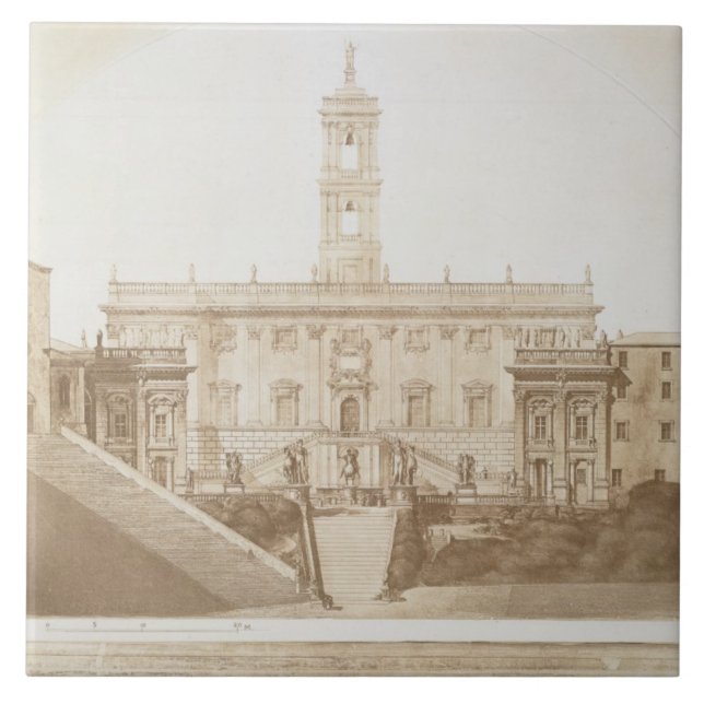 Palazzo Senatorio, o Capitólio, Roma, 'de Fragme (Frente)