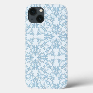 Pale Blue Damask