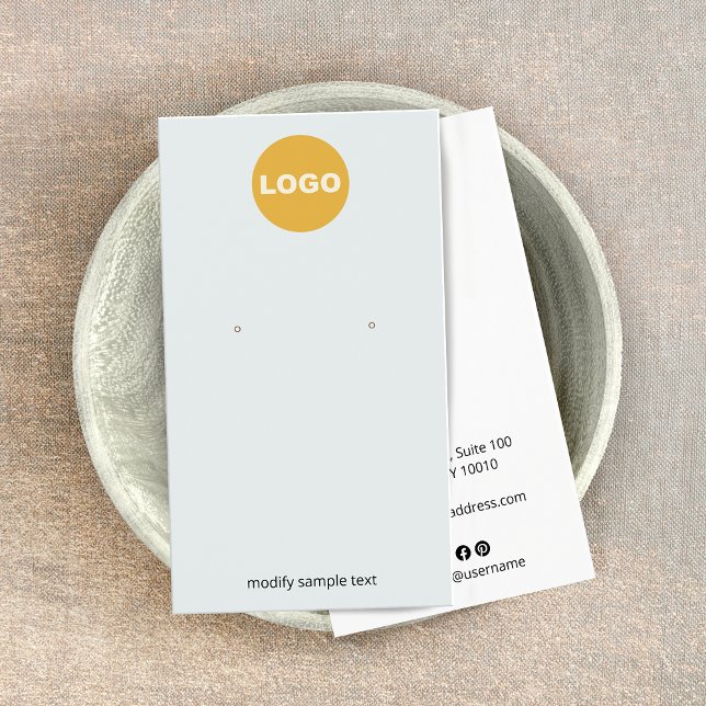 PaLe Blue Personalize com o seu cartaz de logotipo (Criador carregado)