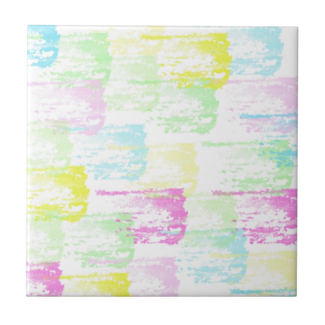 Pale Pastel Turquoise Verde Abstrato (Frente)