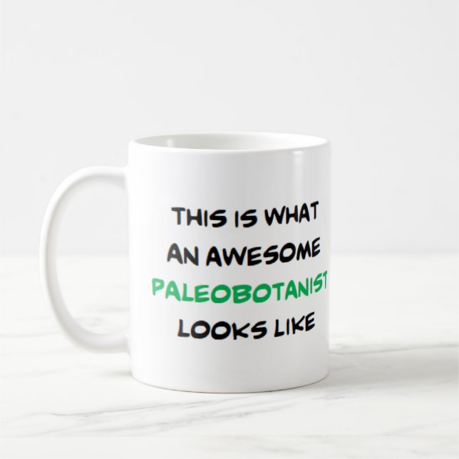 paleobotanista, caneca de café incrível (Esquerda)
