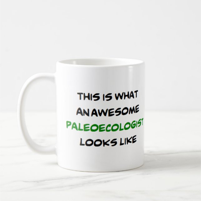 paleoecólogo, caneca de café incrível (Esquerda)