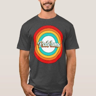 Palermo Nome Camisa Vintage Círculo Palermo