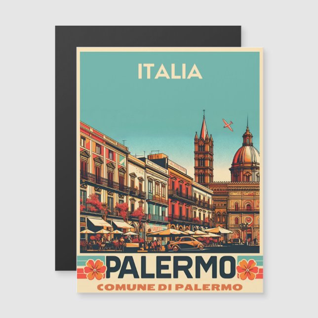 Palermo sicily italian vintage souvenir presentes (Frente/Verso)