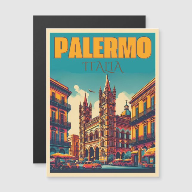 Palermo sicily italian vintage souvenir presentes (Frente/Verso)