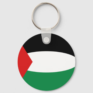 Palestina Fisheye Flag Chaveiro