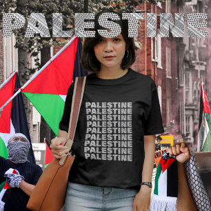 Palestina Livre no Design do Xale Palestino  Gaza