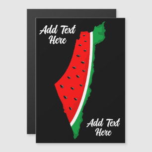 Palestina - Mapa Watermelon - Símbolo da liberdade