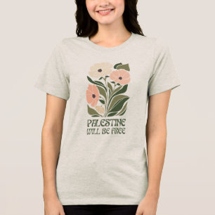 Palestina Será Livre – Camiseta Mercado de Flores
