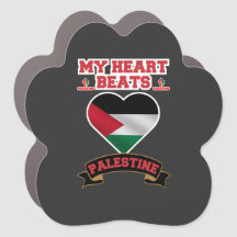 Palestina Sinalizador de Coração Apoia Orgulho da