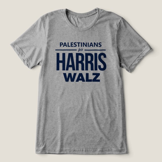 Palestinianos para Harris Walz (Design frontal)
