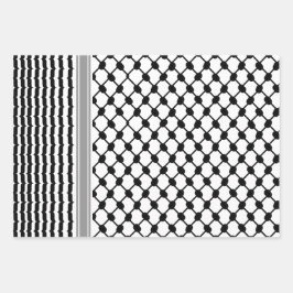 Palestino Hatta Keffiyeh Kufiya Folk (2 Padrão)