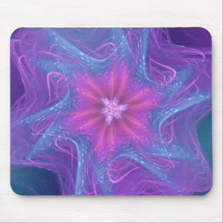 Paleta ciana de delicado fractal do Mousepad