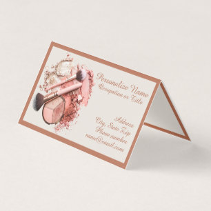 Paleta de Maquiagem Cosmética Rosa Corado Personal