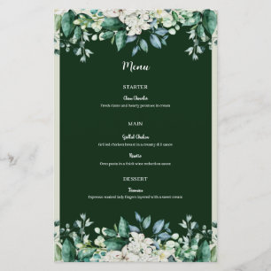 Paleta Verde de Aquarela do Amor Casamento