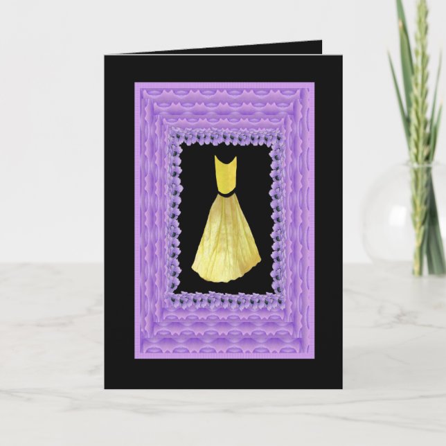 Palhaço AMARELO de Convite BRIDESMAID e Trim. (Frente)